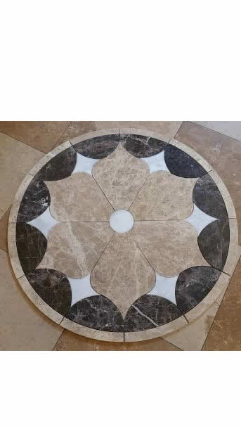 FLORA, 36" Waterjet Medallion